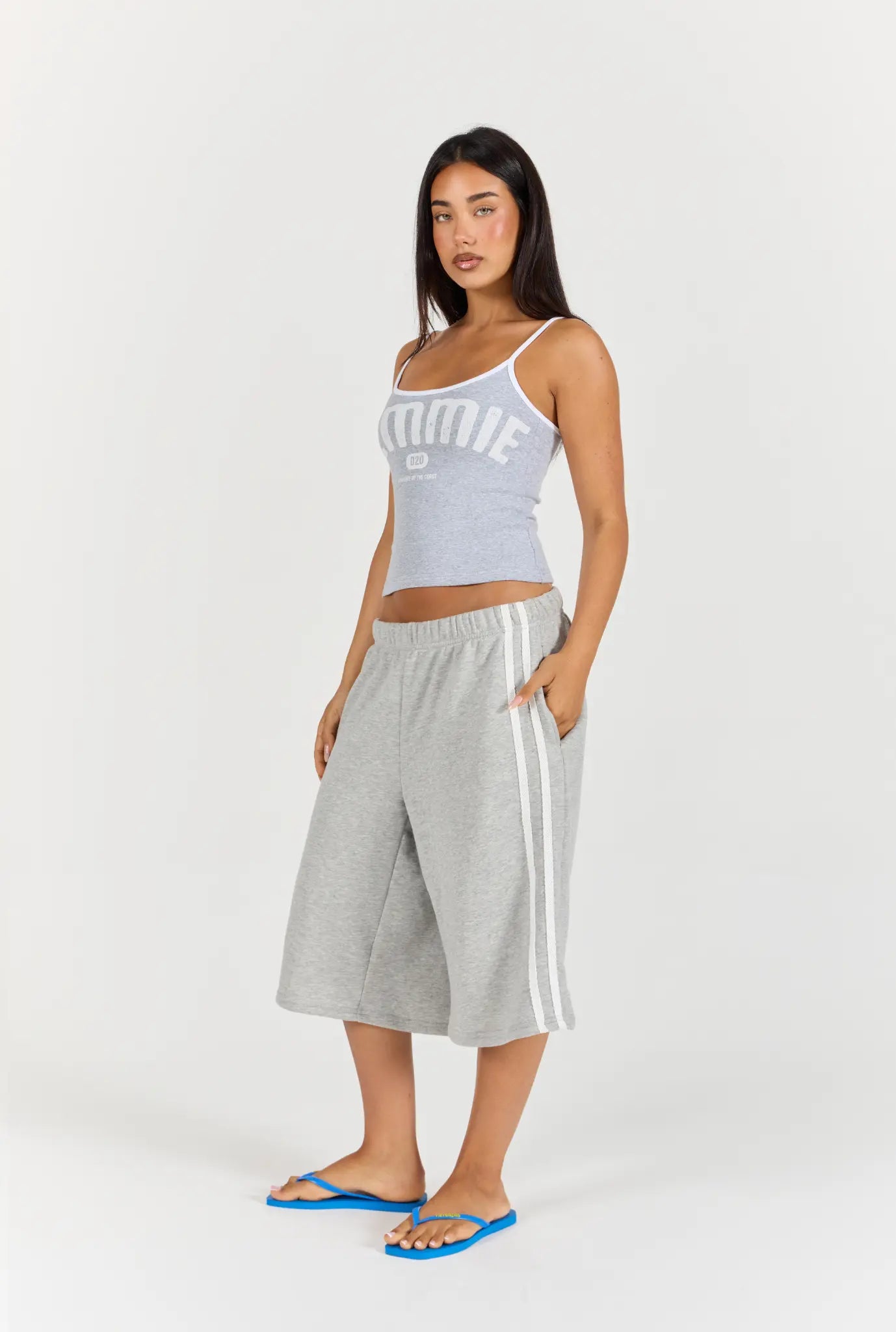 REMMIE Tank - Grey/White