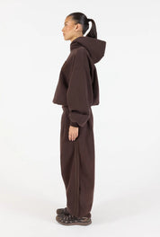 Barrel Leg Sweatpant - Cocoa