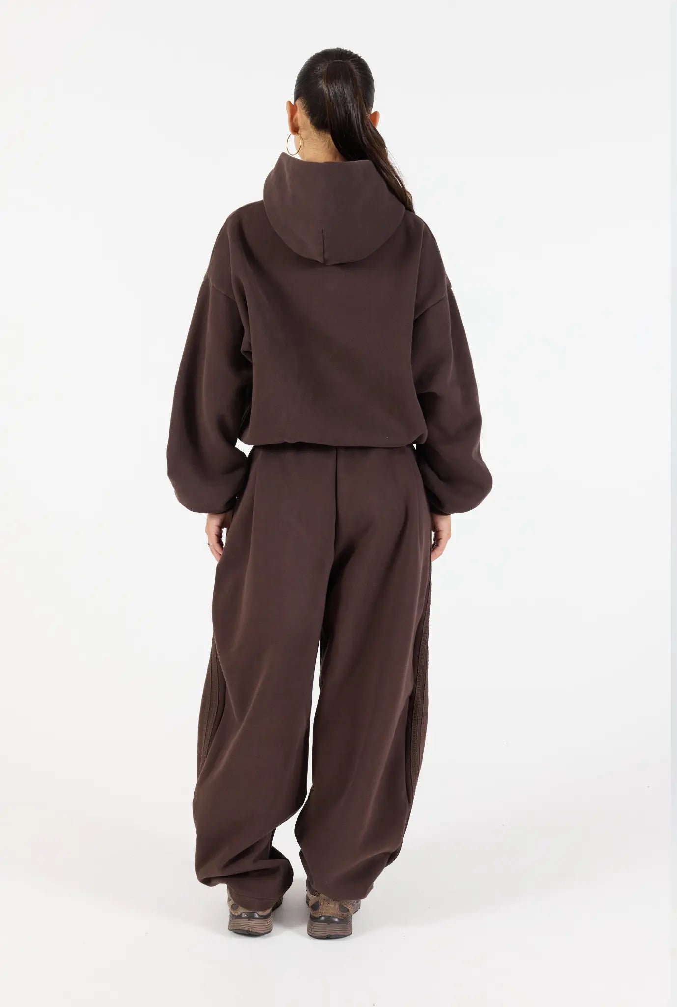 Barrel Leg Sweatpant - Cocoa