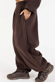 Barrel Leg Sweatpant - Cocoa