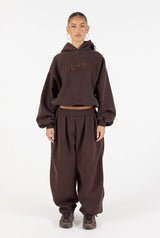 Barrel Leg Sweatpant - Cocoa