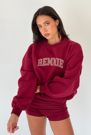 Everyday Crewneck - Cherry