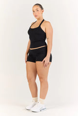 Ribbed Short - Black