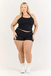 Ribbed Short - Black