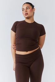 Soft Girl T-Shirt - Chocolate