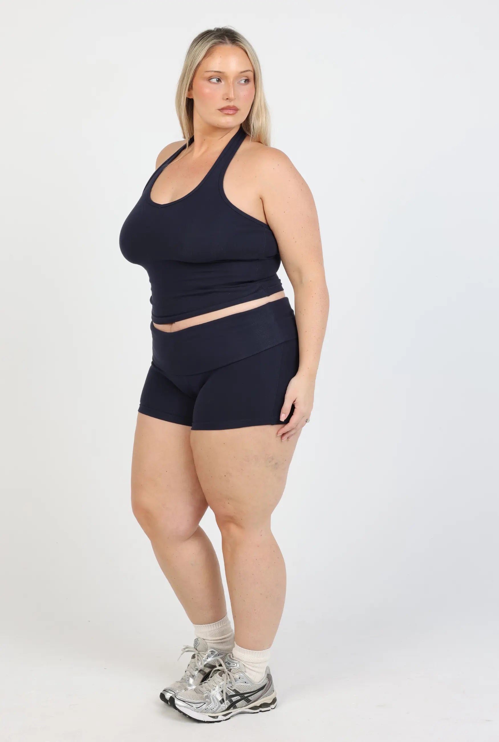 Soft Girl Halter - Navy
