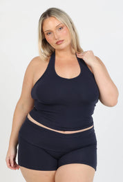 Soft Girl Halter - Navy