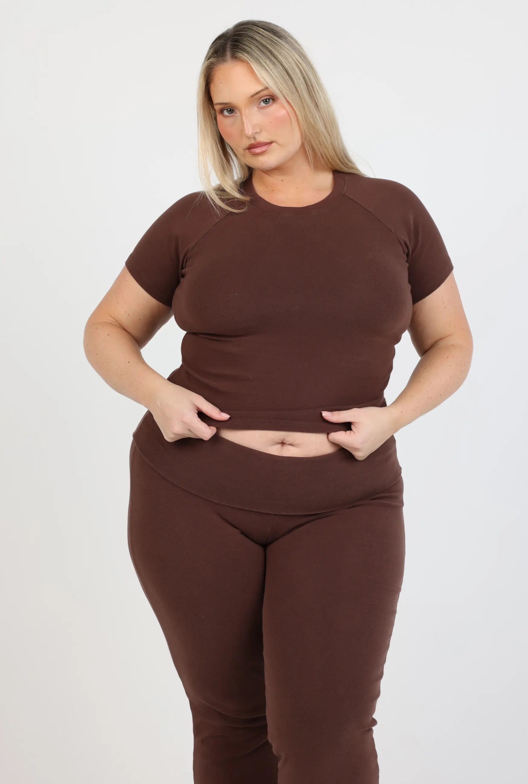 Soft Girl Pant - Chocolate