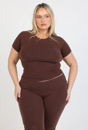 Soft Girl T-Shirt - Chocolate