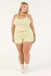 Ribbed Short - Matcha