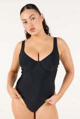 Bardot One Piece - Black