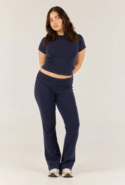 Soft Girl Pant - Navy