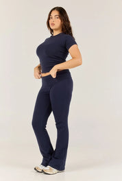 Soft Girl Pant - Navy