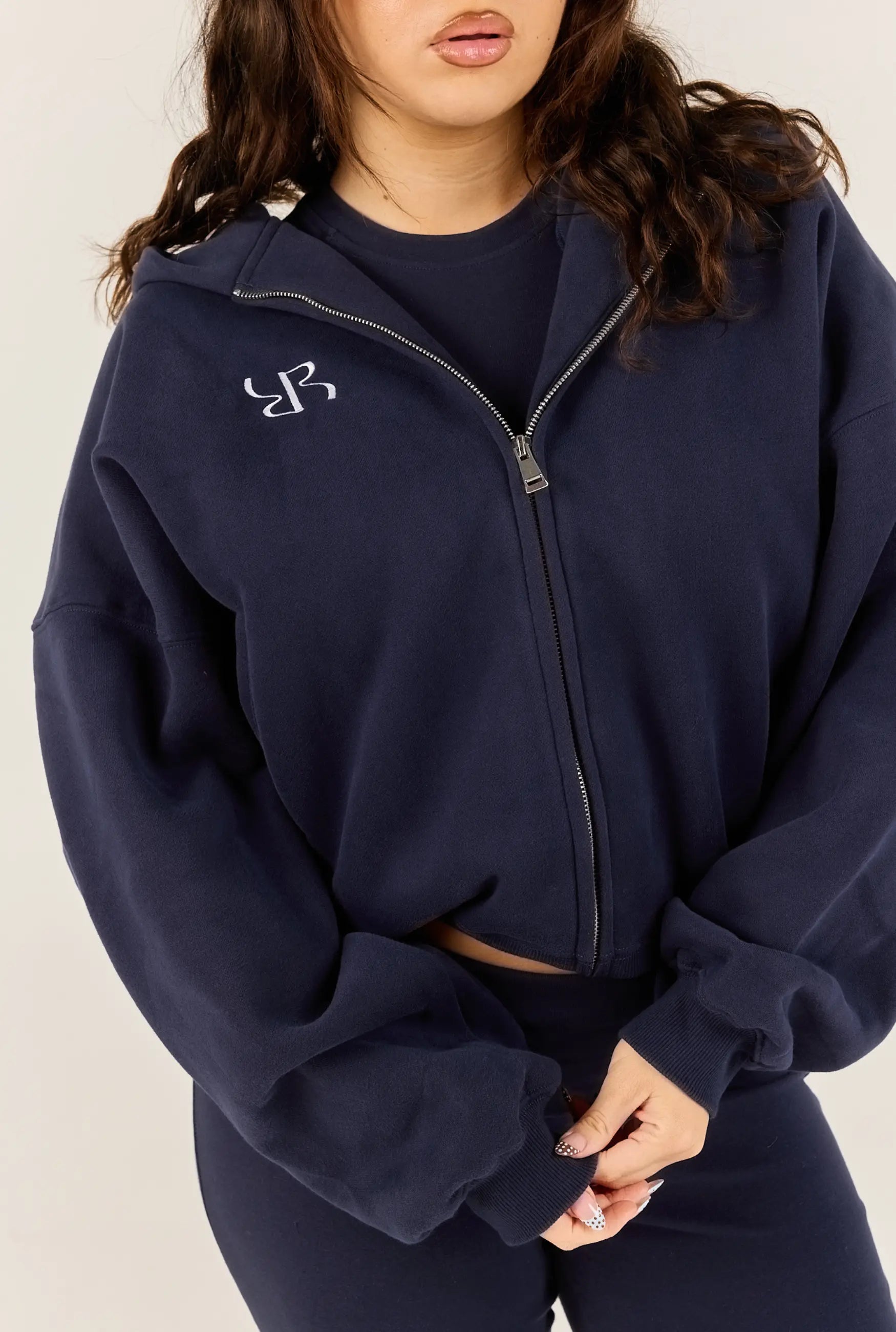 Perfect Zip Hoodie - Navy