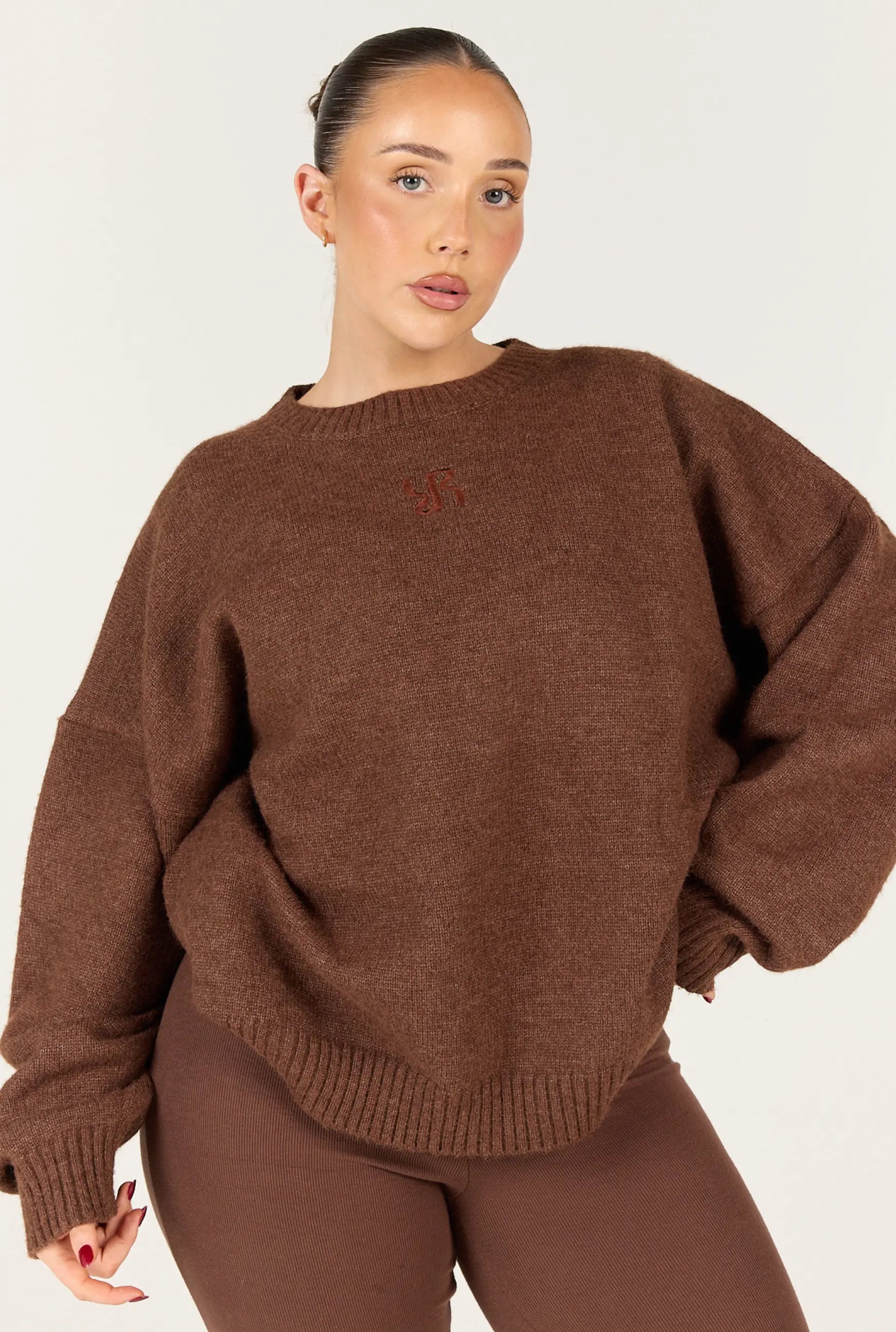 Cozy Girl Knit - Chocolate