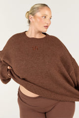 Cozy Girl Knit - Chocolate