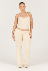 Ribbed Pant - Oat