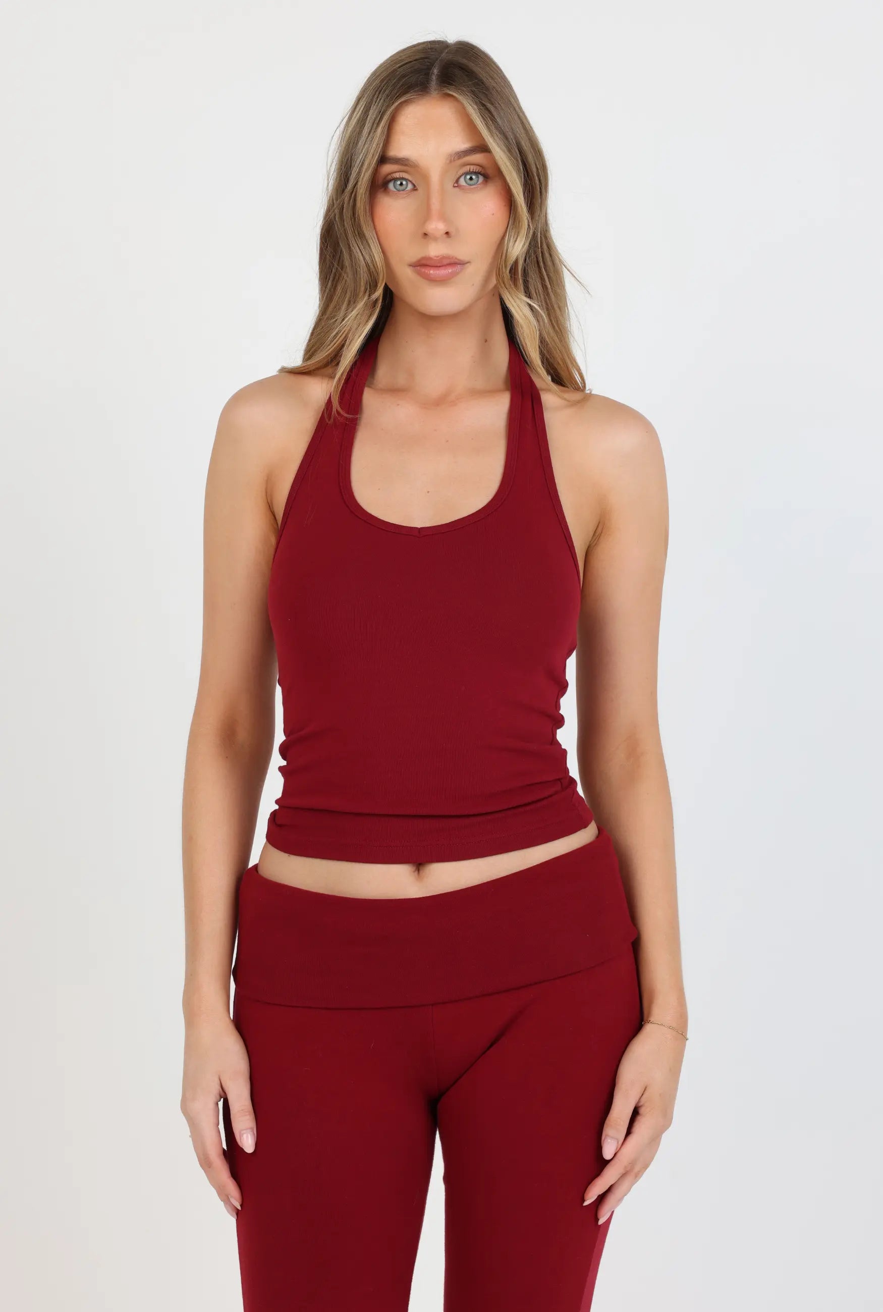 Soft Girl Halter - Cherry