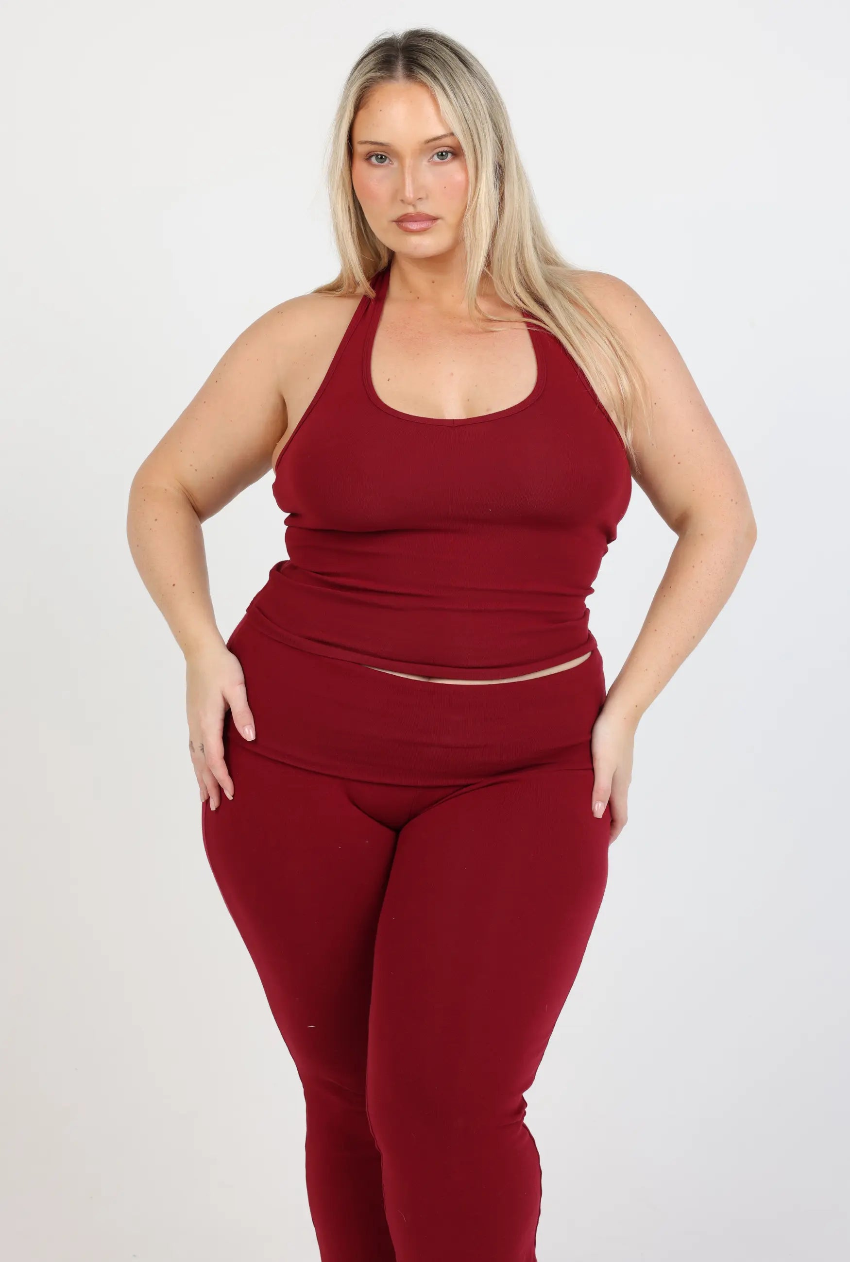 Soft Girl Halter - Cherry