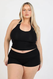 Soft Girl Halter - Black