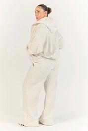 Perfect Straight Leg Sweats - Grey Marle