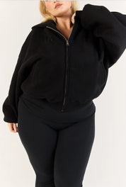 Perfect Zip Hoodie - Black