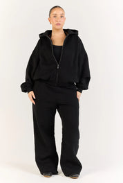 Perfect Zip Hoodie - Black