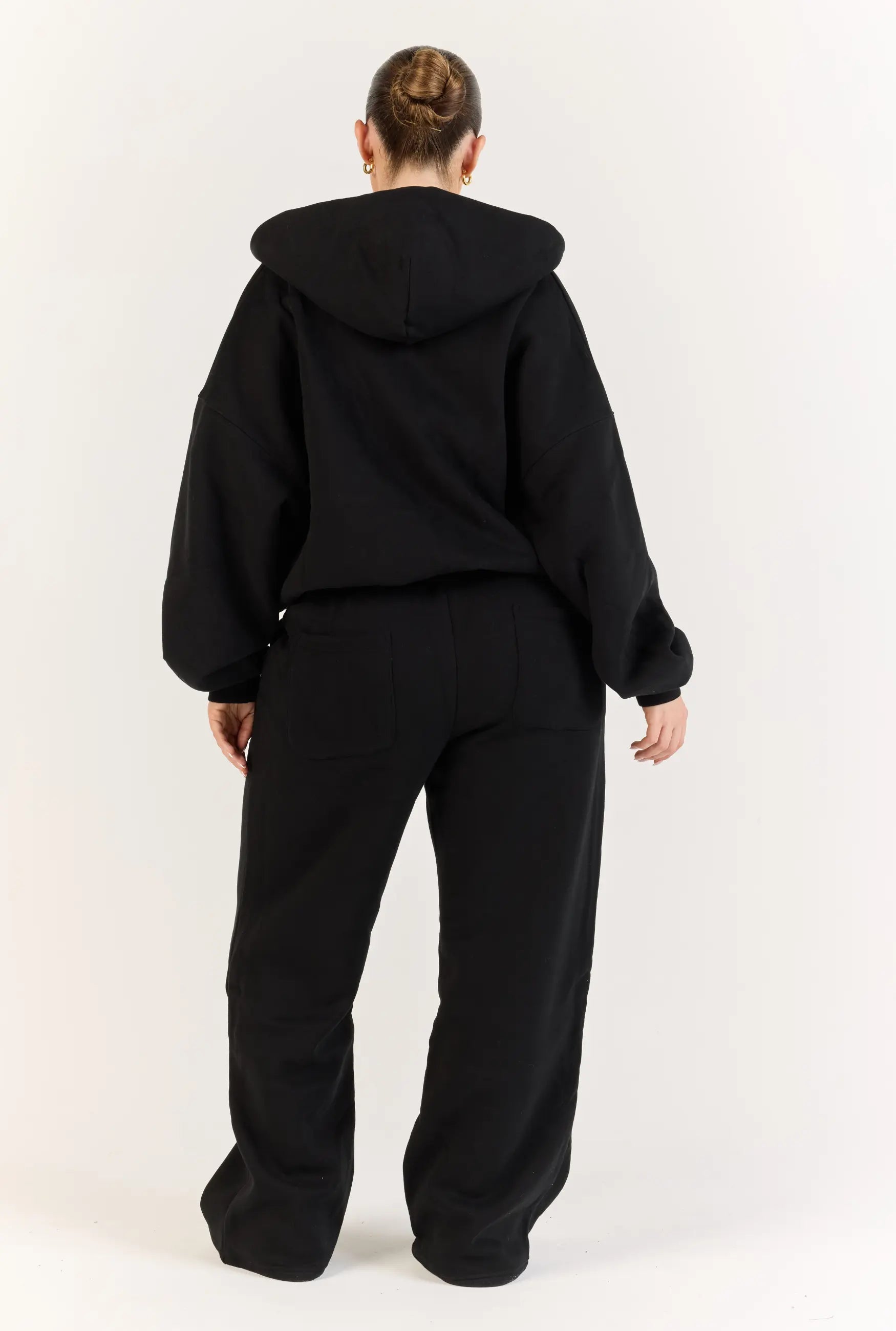 Perfect Straight Leg Sweats - Black