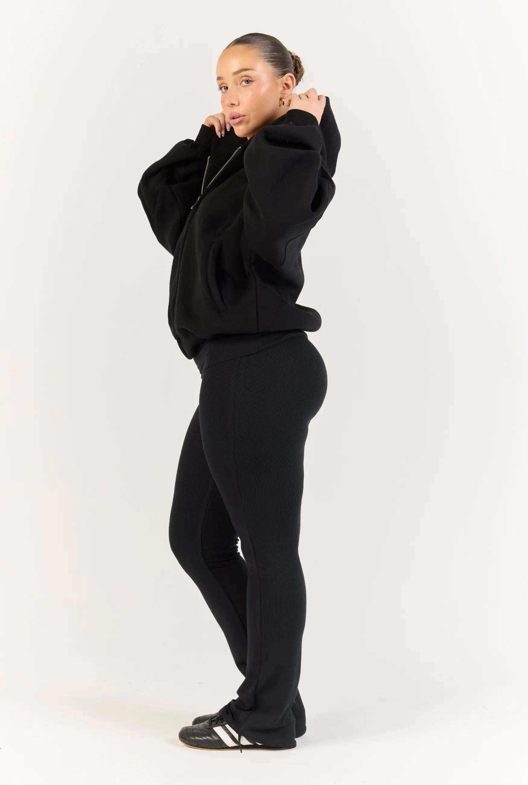 Perfect Zip Hoodie - Black