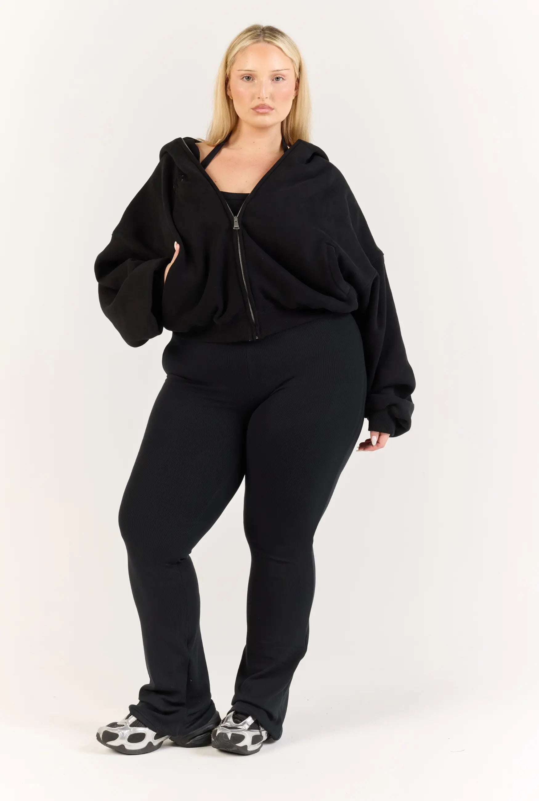 Perfect Zip Hoodie - Black