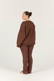 Cozy Girl Knit - Chocolate