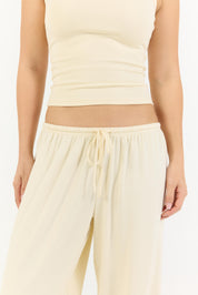 Flow Pant - Cream