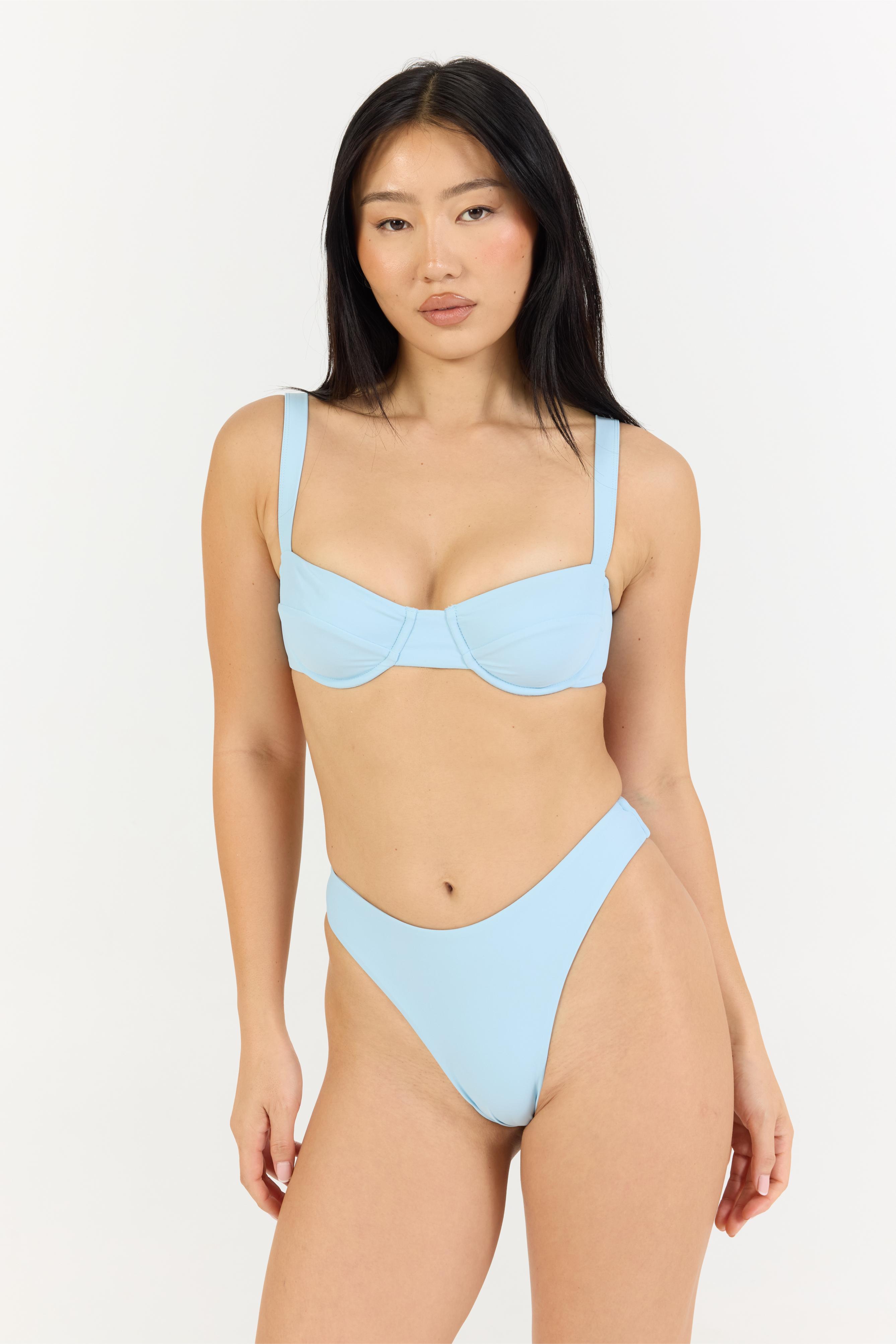 Blair Bikini Top - Baby Blue