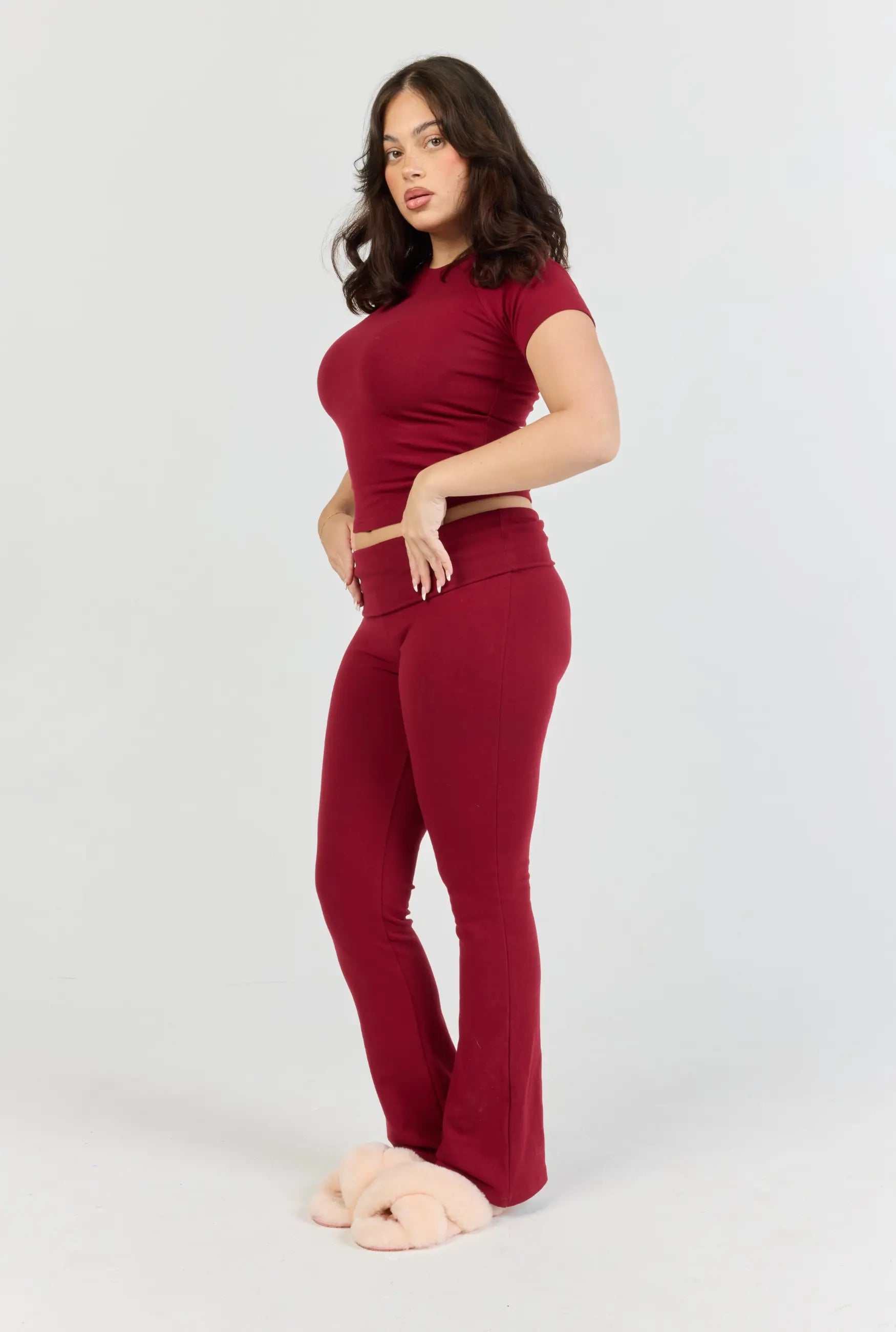 Soft Girl Pant - Cherry