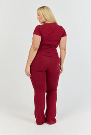 Soft Girl Pant - Cherry