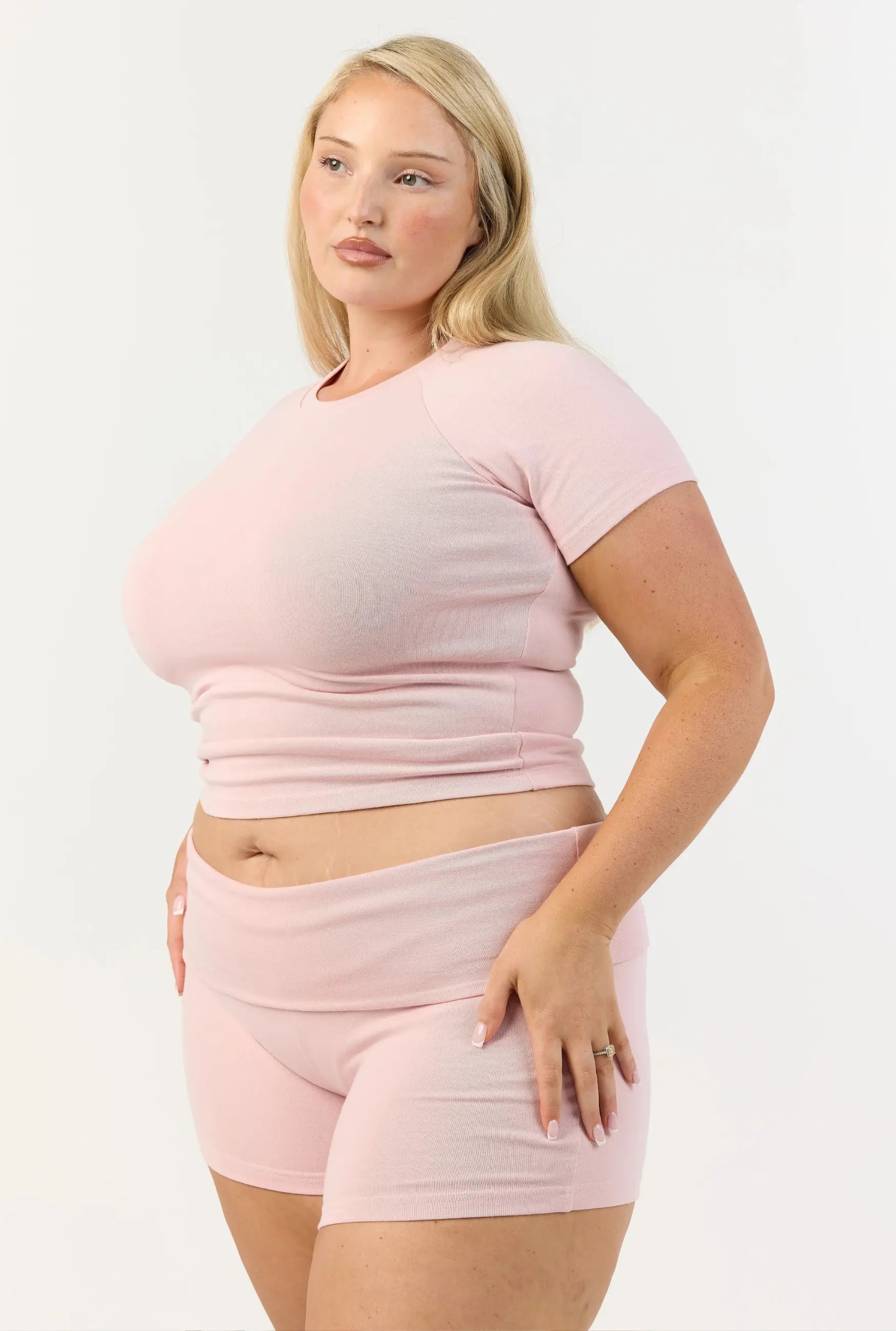 Soft Girl Short - Baby Pink