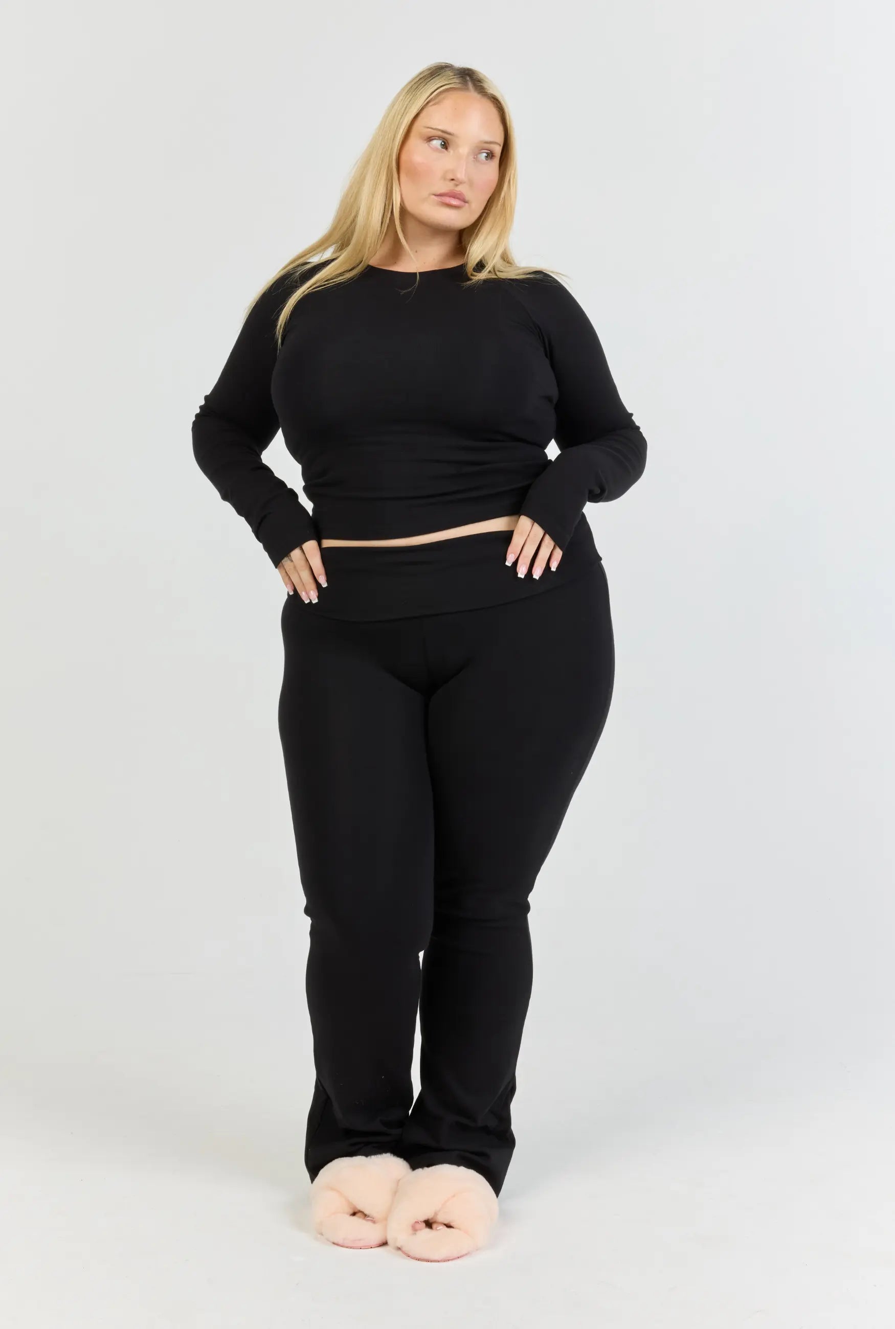 Soft Girl Pant - Black