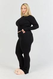 Soft Girl Set - Black (Long-sleeve)