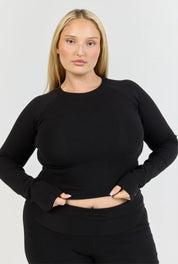 Soft Girl Set - Black (Long-sleeve)