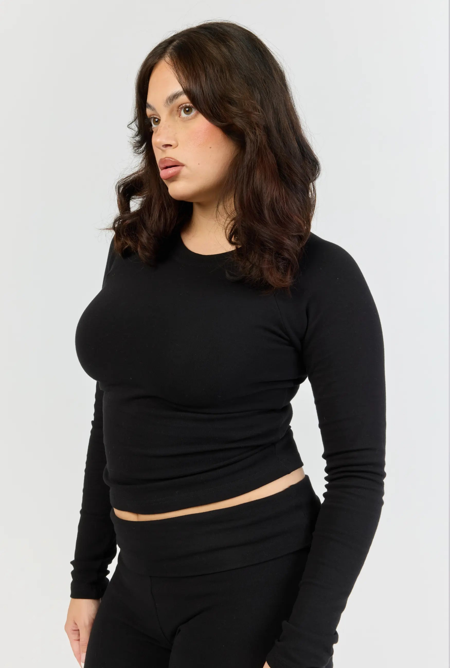 Soft Girl Long-Sleeve - Black