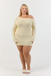 Malibu Mini Dress - Lemon 