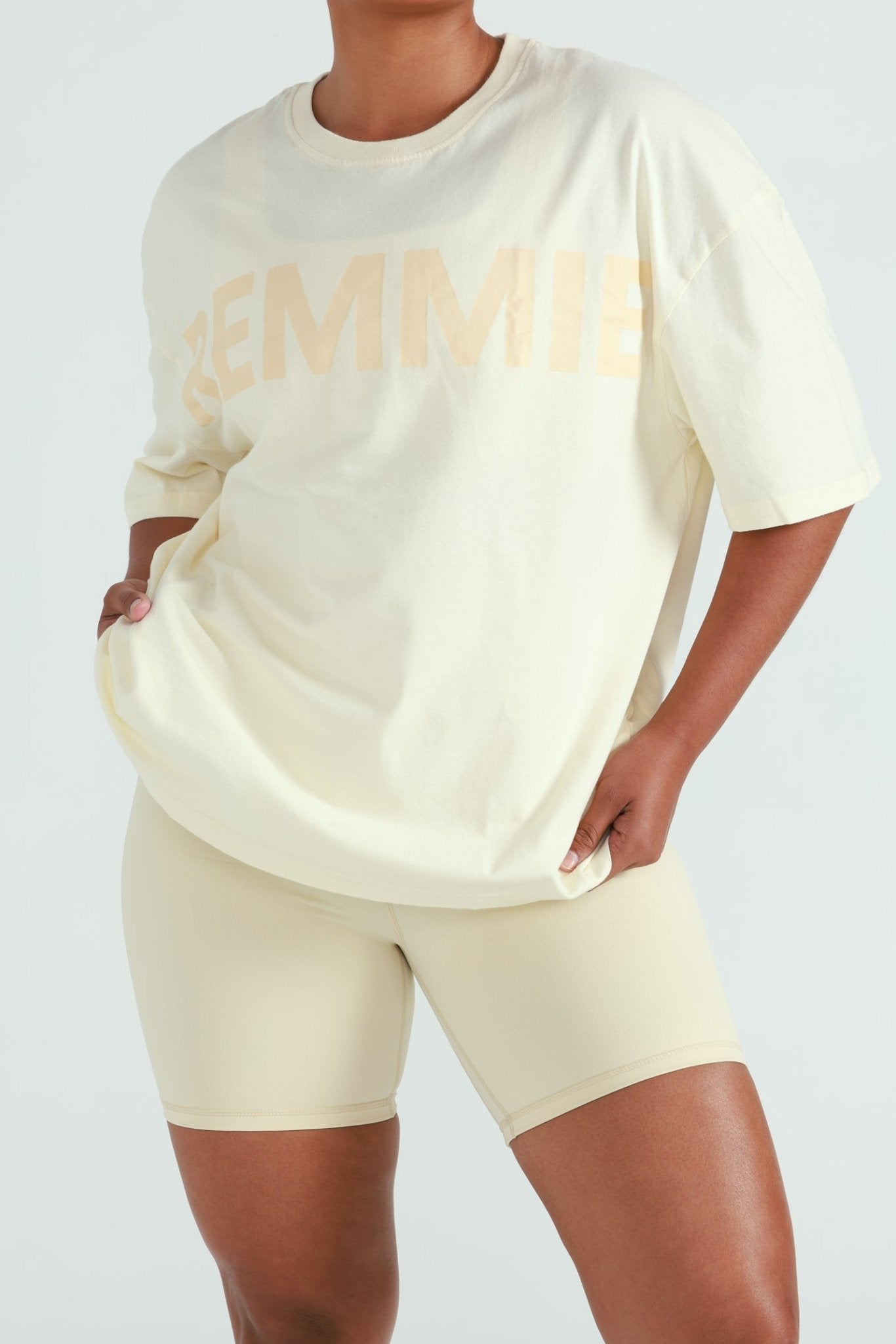Buttercream Crew Neck Tee - Remmie By Riley