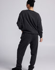 Charcoal Crew Neck Jumper - Remmie By Riley