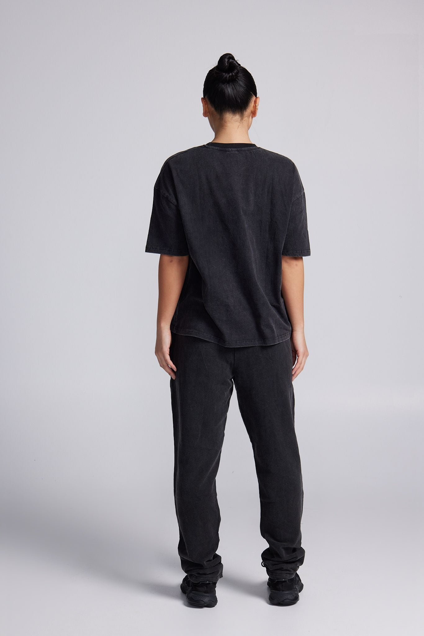 Charcoal Crew Neck Tee - Remmie By Riley