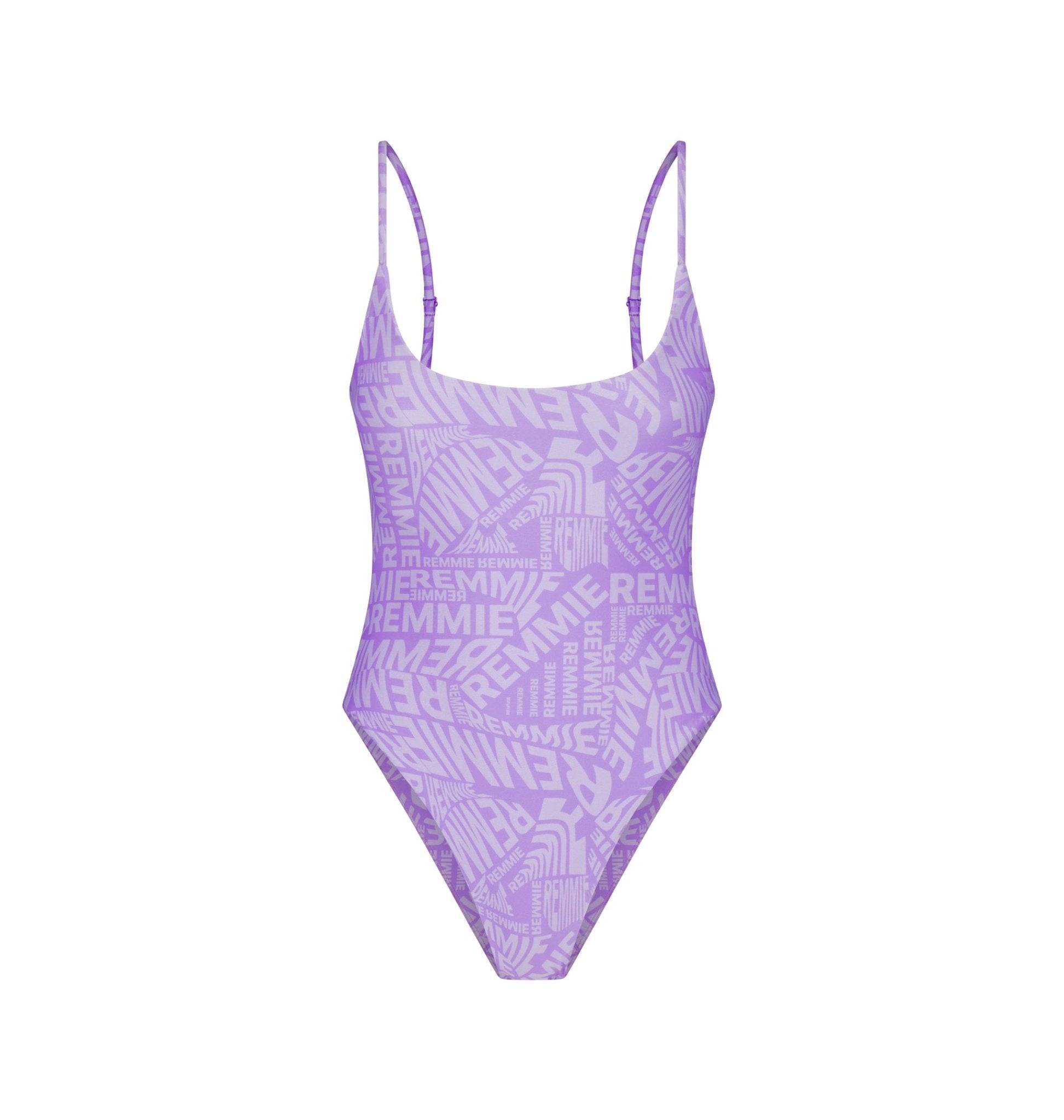 Lilac Scoop Neck One Piece - Remmie By Riley