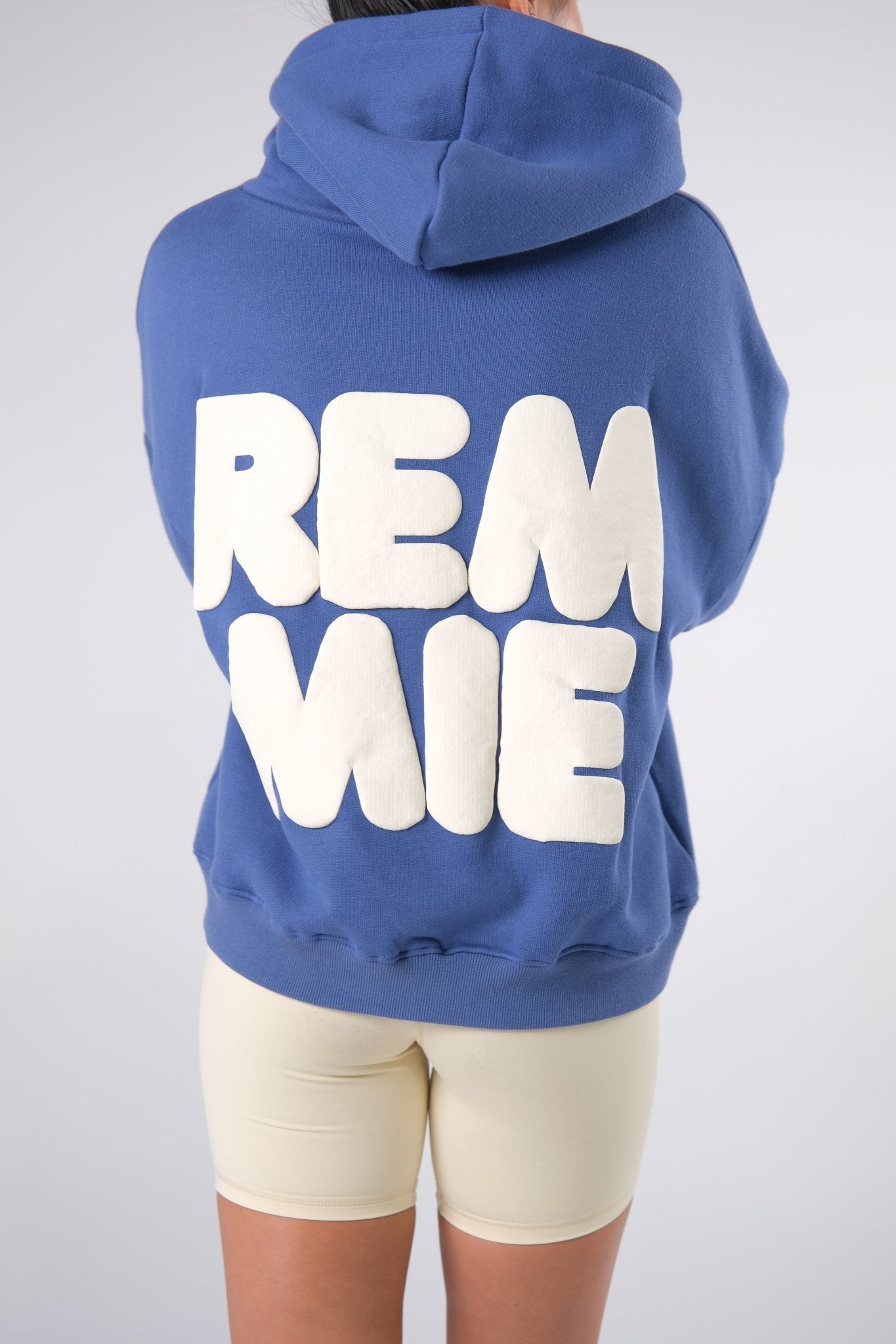 Muted Blue Hoodie - Remmie By Riley
