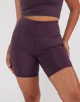 Purple Bike Shorts - Remmie By Riley