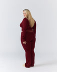 Soft Girl Long - Sleeve - Dark Cherry - Remmie By Riley