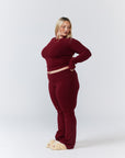 Soft Girl Long - Sleeve - Dark Cherry - Remmie By Riley