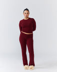 Soft Girl Long - Sleeve - Dark Cherry - Remmie By Riley